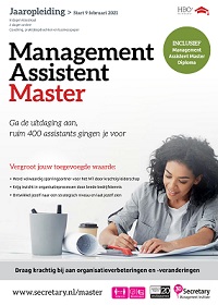 Management Assistent Master - jaaropleiding HBO+ niveau